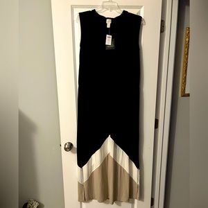 Chico’s Colorblock Maxi Dress - Size 2 (12/14)